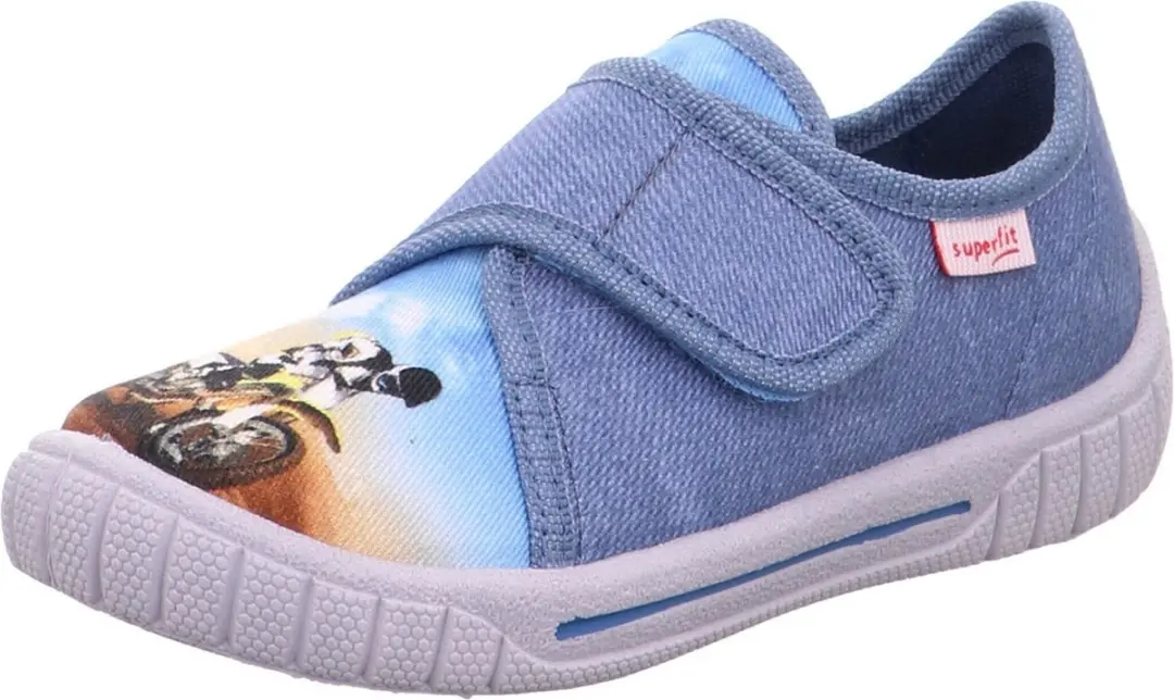 Superfit jongens slippers blauw maat 27