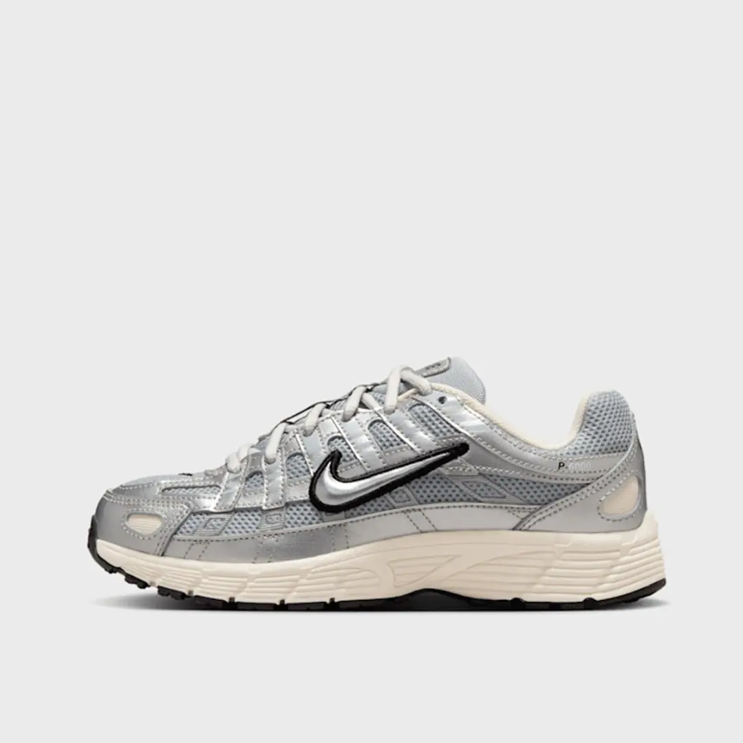 Nike P-6000 Metallic Silver Black