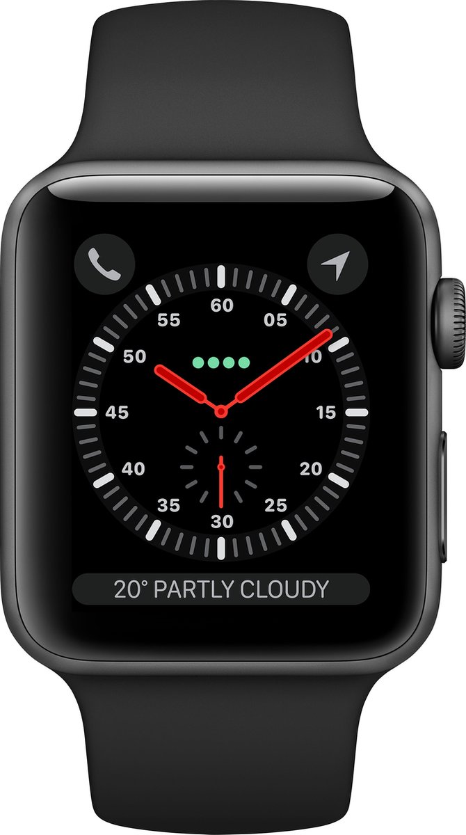 Apple Watch Series 3 GPS - Cellular - 42 mm - Spacegrijs