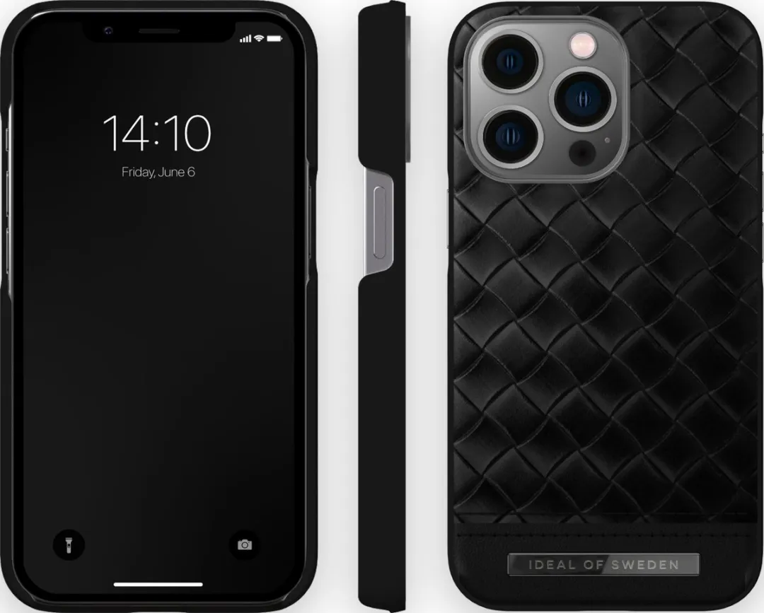 iDeal of Sweden Atelier Case Unity iPhone 13 Pro - Onyx Black - afbeelding 3 van 4