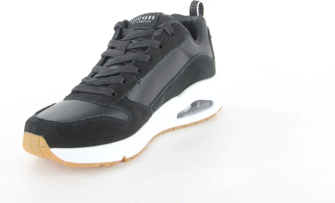 Skechers Uno Stacre Heren Sneakers - Zwart - afbeelding 4 van 6