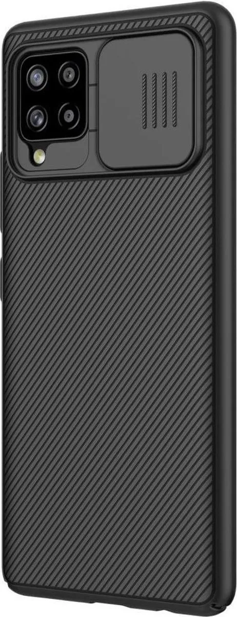 Nillkin CamShield Hoesje Samsung Galaxy A42 - Camera Slider Zwart