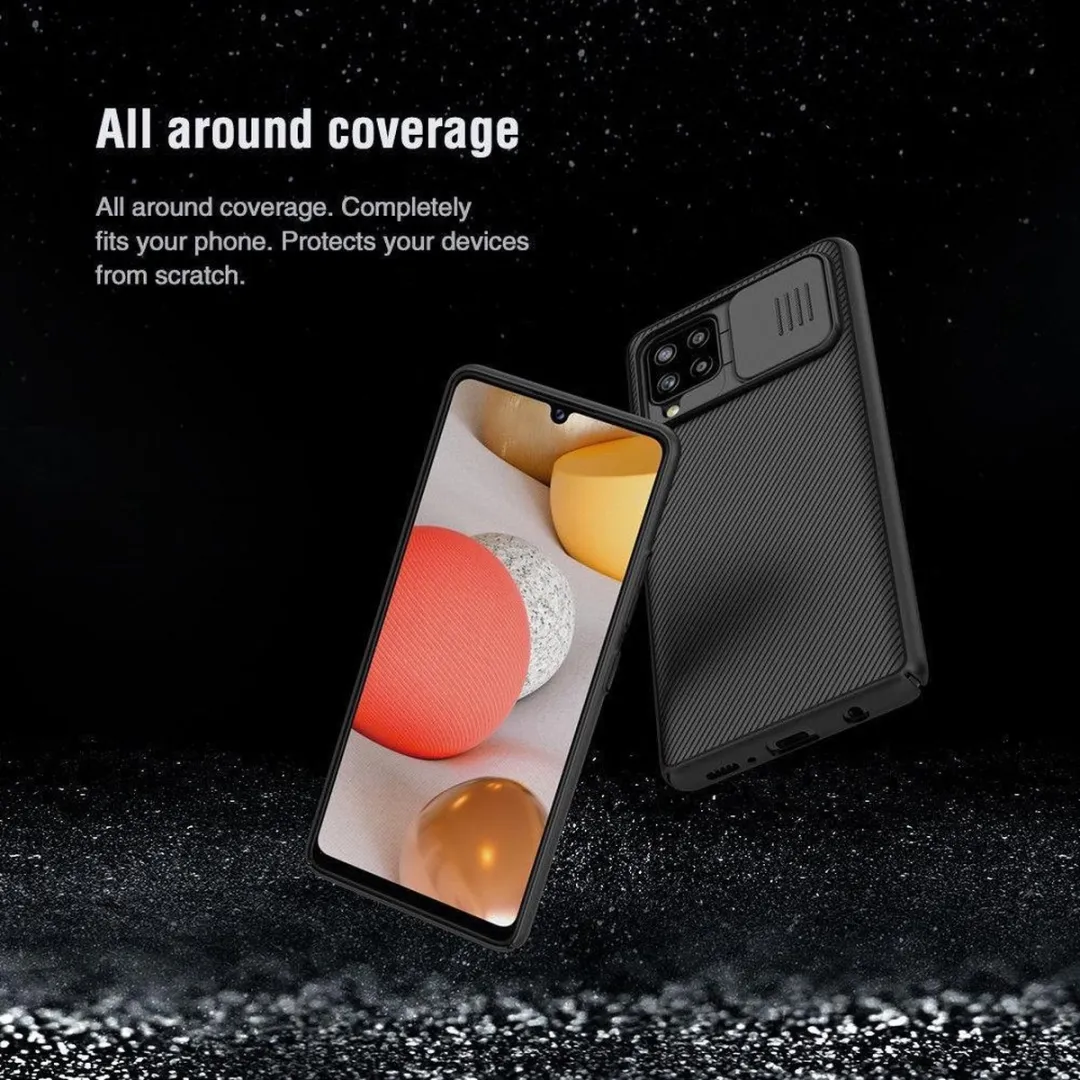 Nillkin CamShield Hoesje Samsung Galaxy A42 - Camera Slider Zwart - afbeelding 6 van 6