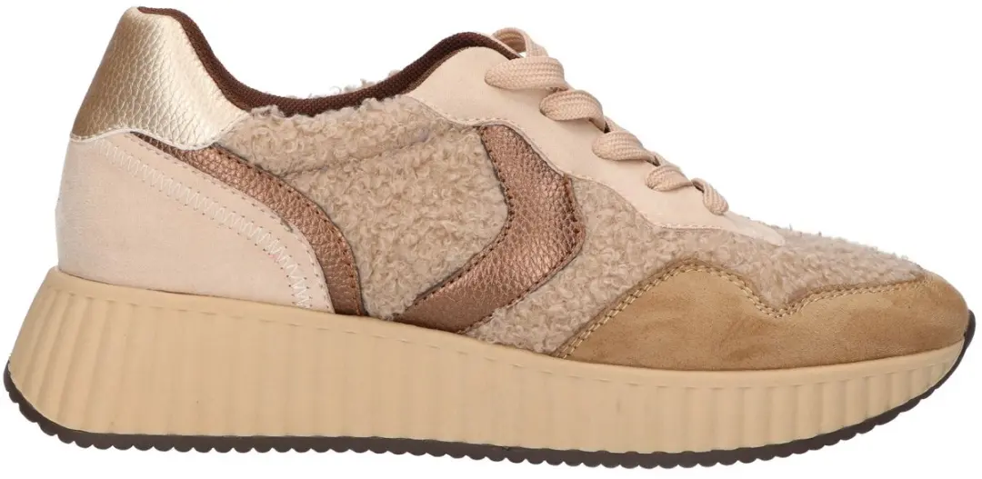 La Strada Sneaker Beige Teddy