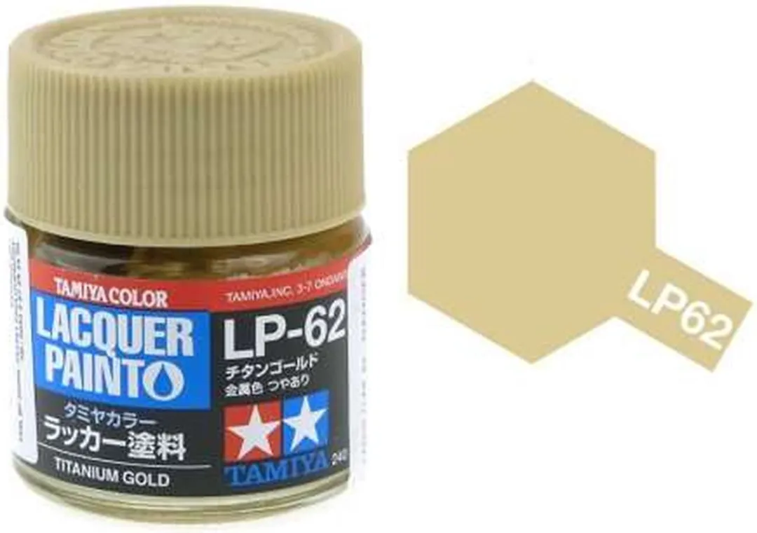 Tamiya Hobbyverf Olieverf LP-62 Titanium Gold 10ml