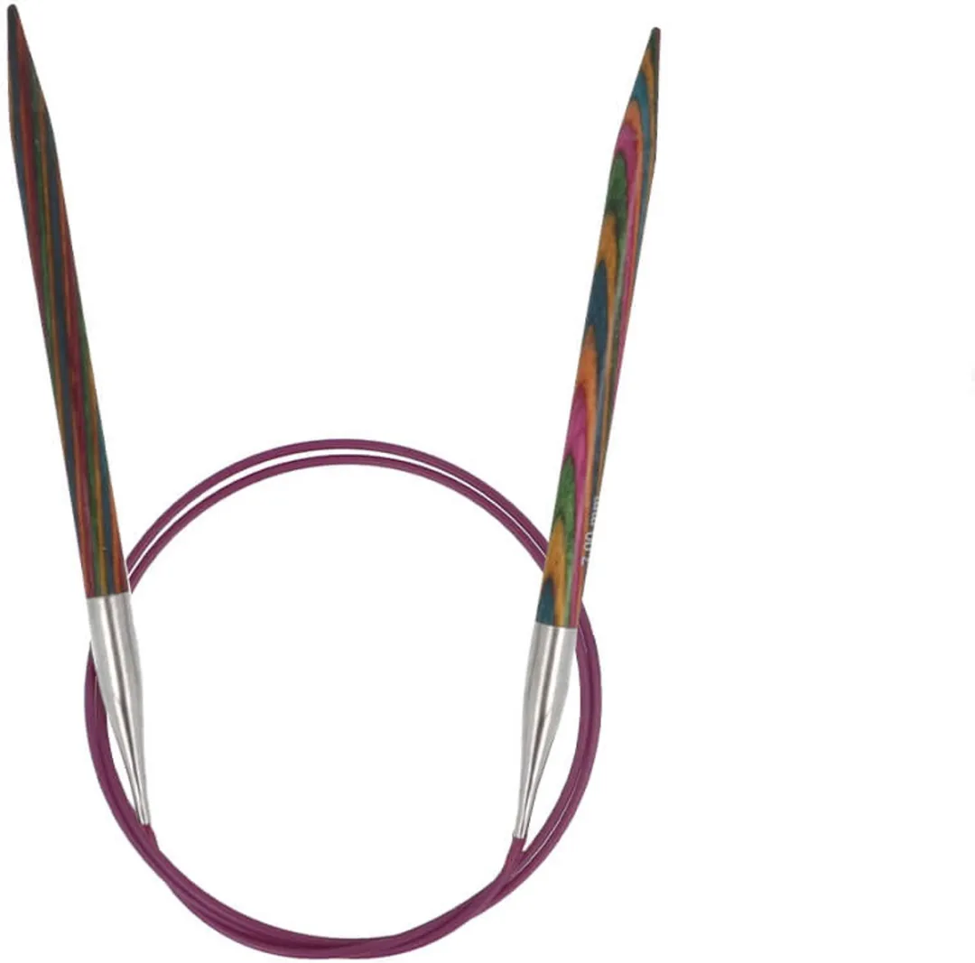 KnitPro Symfonie Rondbreinaalden 80cm 7.00mm - 3 Stuks Multikleur