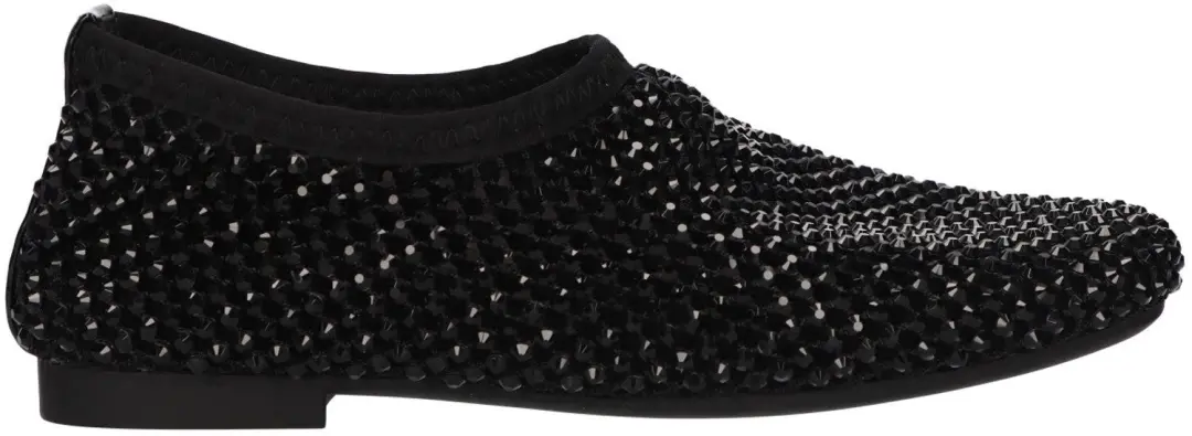 La Strada Ballerina Zwart Met Steentjes