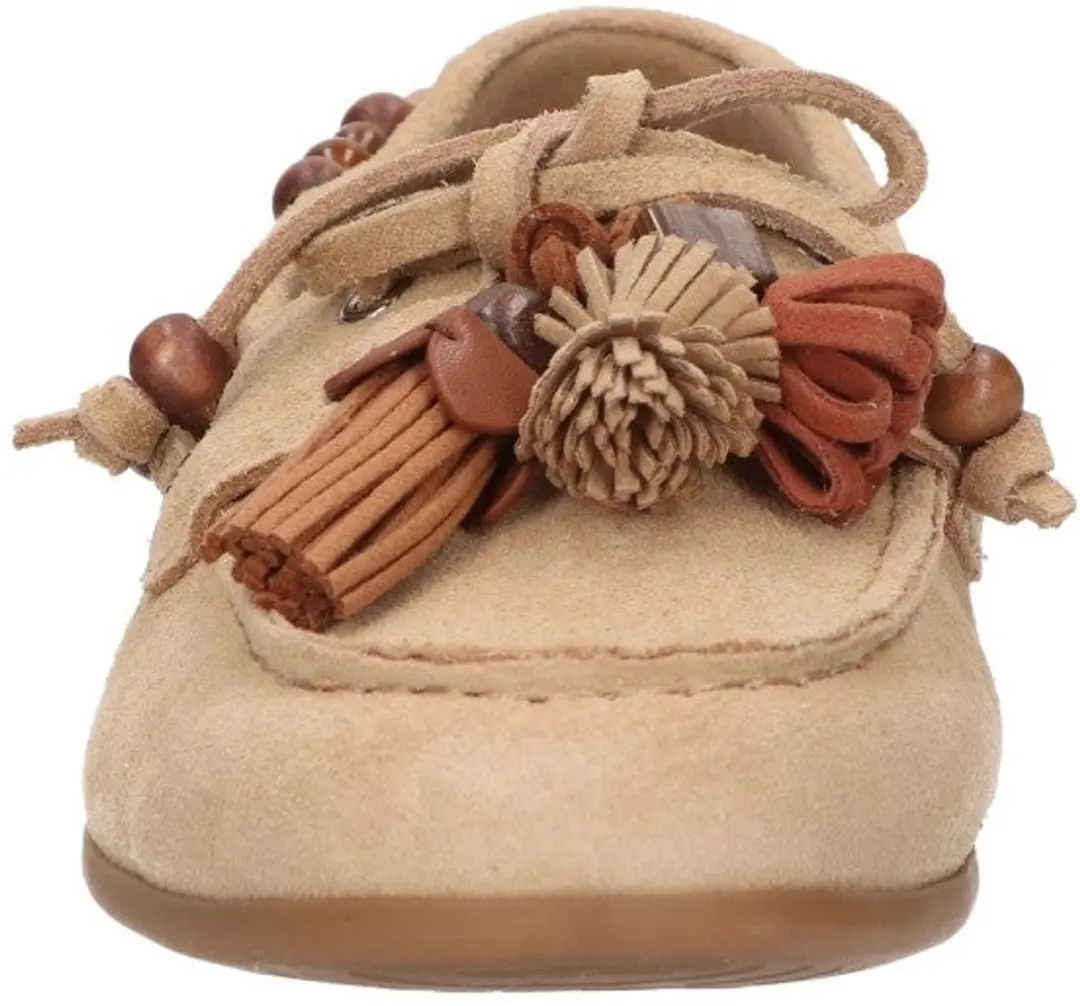 La Strada Mocassin Beige Leer