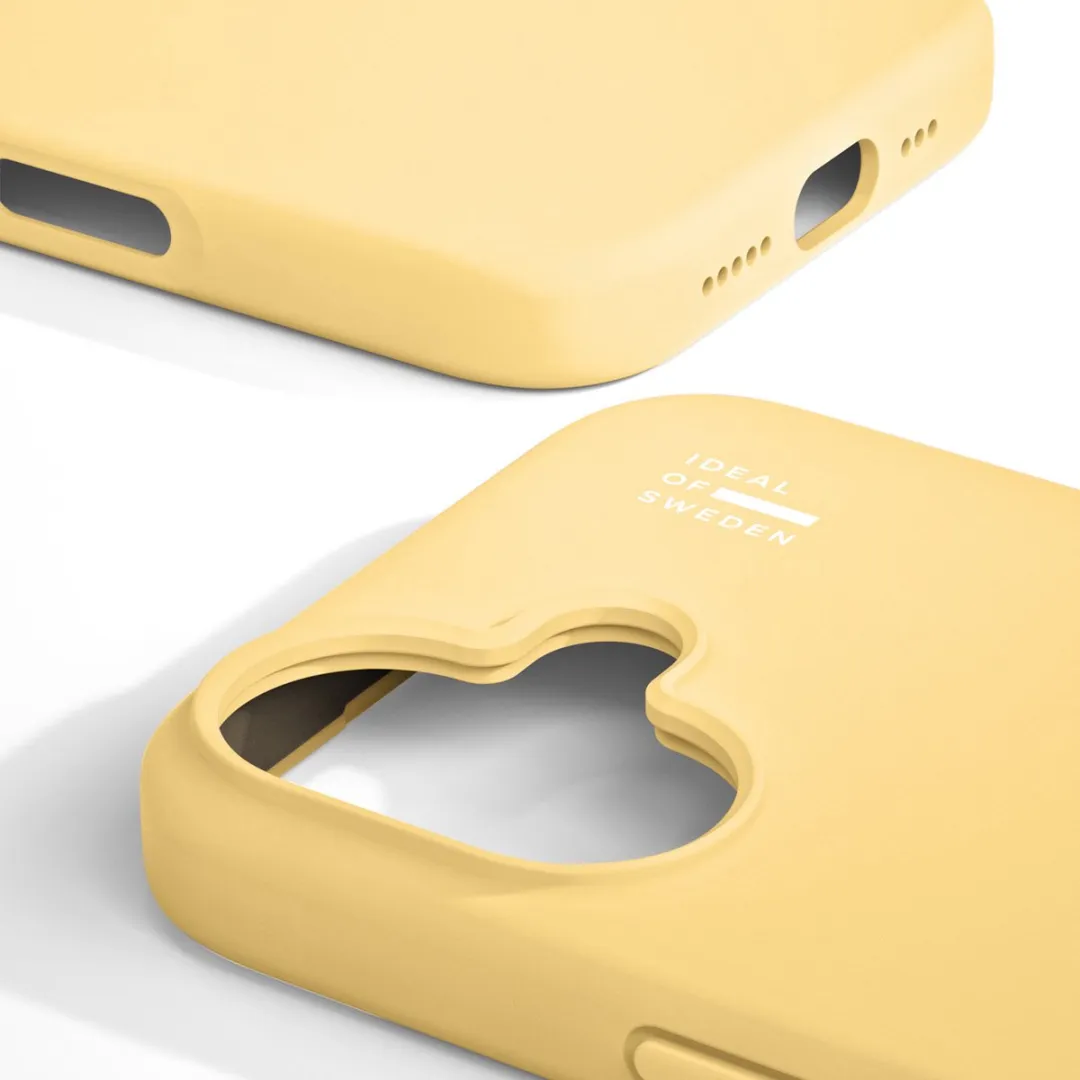 iDeal of Sweden iPhone 17 Silicone Hoes - Zacht Geel - MagSafe
