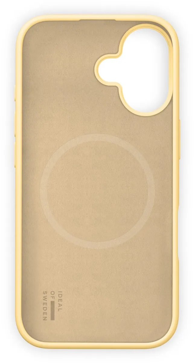 iDeal of Sweden iPhone 17 Silicone Hoes - Zacht Geel - MagSafe