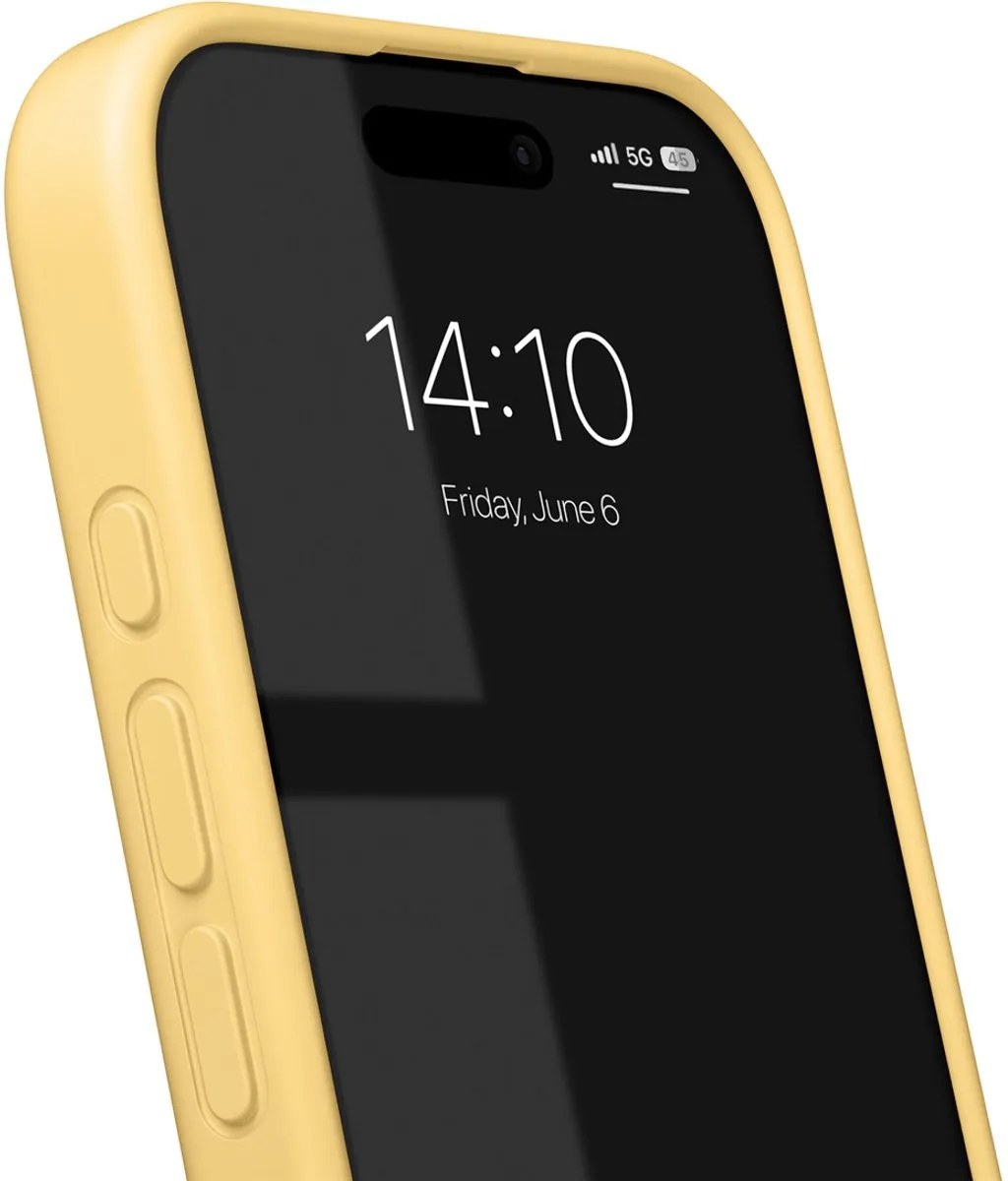 iDeal of Sweden iPhone 17 Silicone Hoes - Zacht Geel - MagSafe