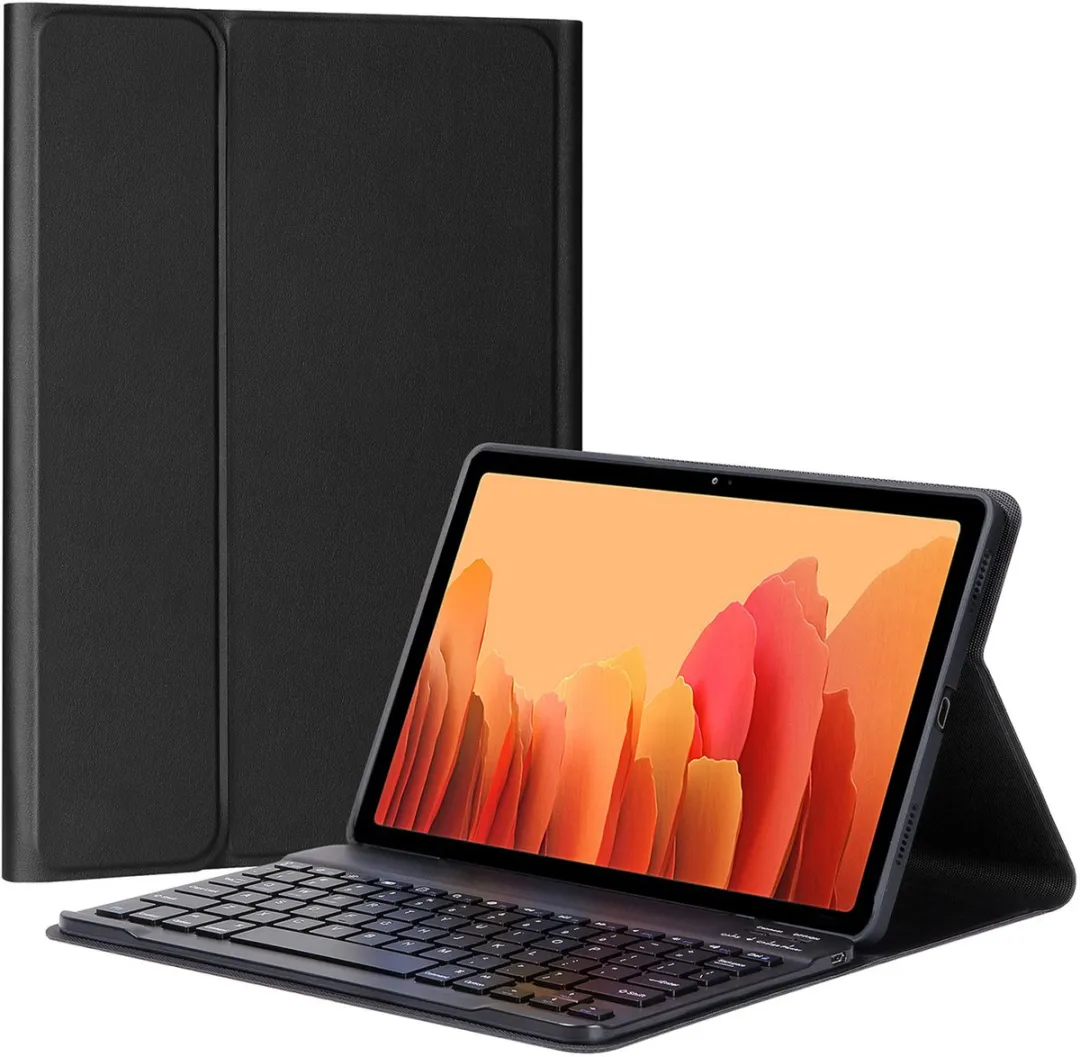Accezz SH00008625 Tablet Toetsenbord Hoes - Samsung Galaxy Tab A7 - Zwart