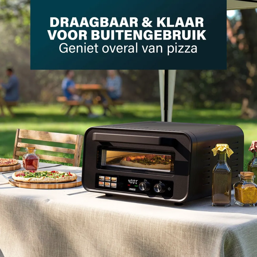 Princess 112780 Pizza Oven Pro Max 2100W - 15L - Zwart