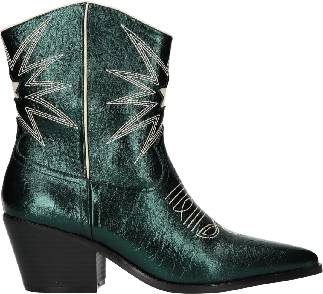 La Strada Western Bootie Groen Synthetisch