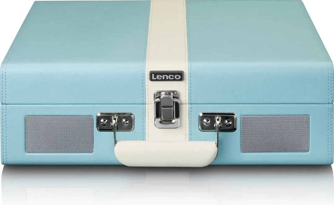 Lenco Classic Phono Retro TT-110BUWH Platenspeler - Blauw Wit