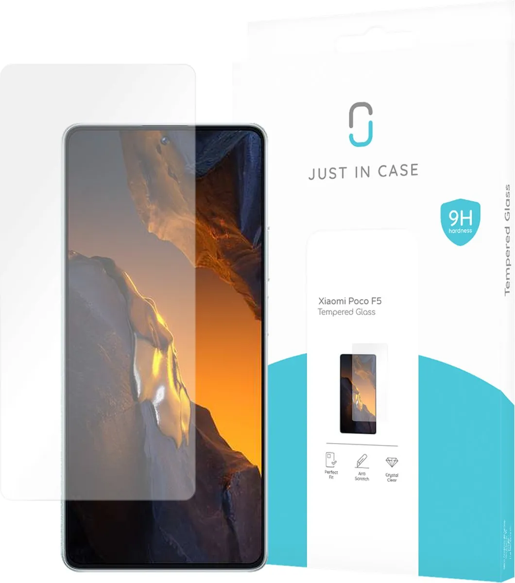 Just in Case Poco F5 Tempered Glass