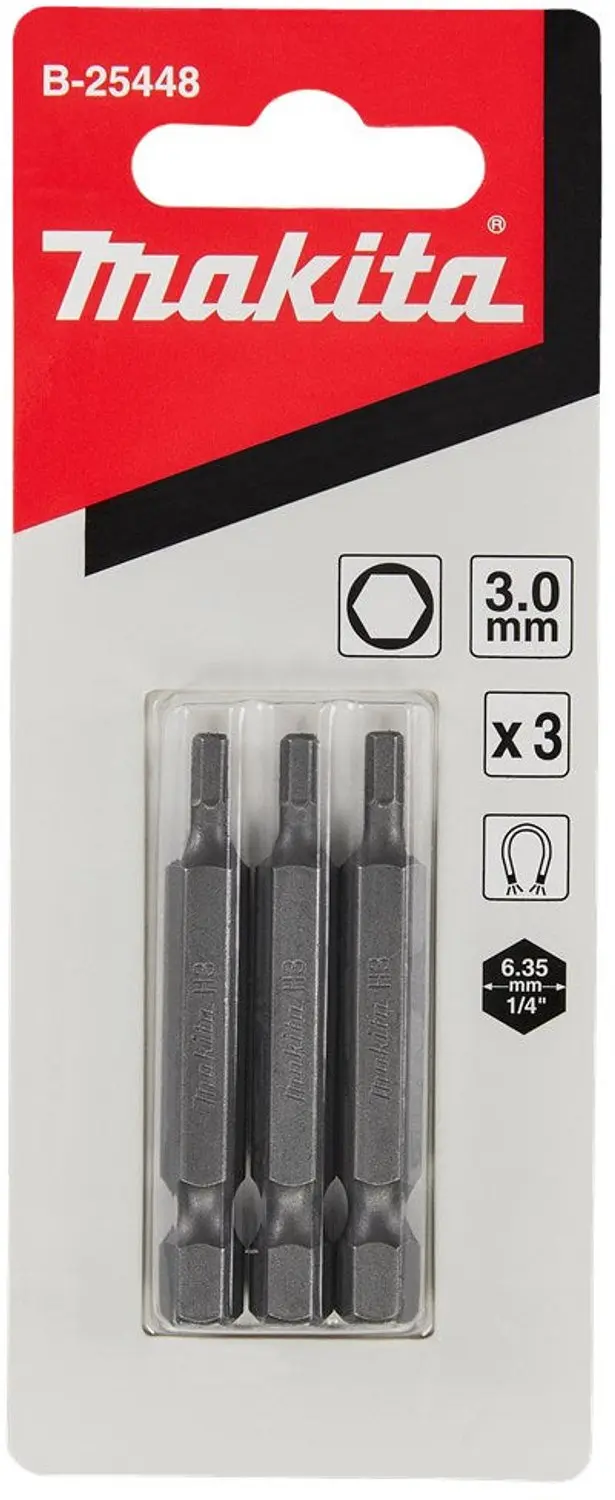 Makita H3x50mm Schroefbit B-25448
