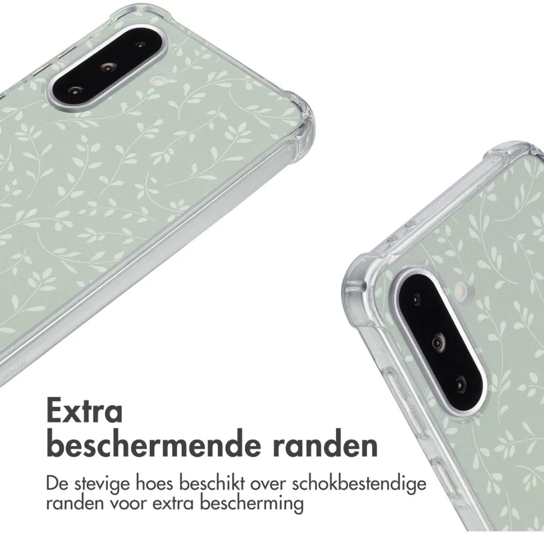 imoshion Hoesje Samsung Galaxy A36 Smoke Green Flowers