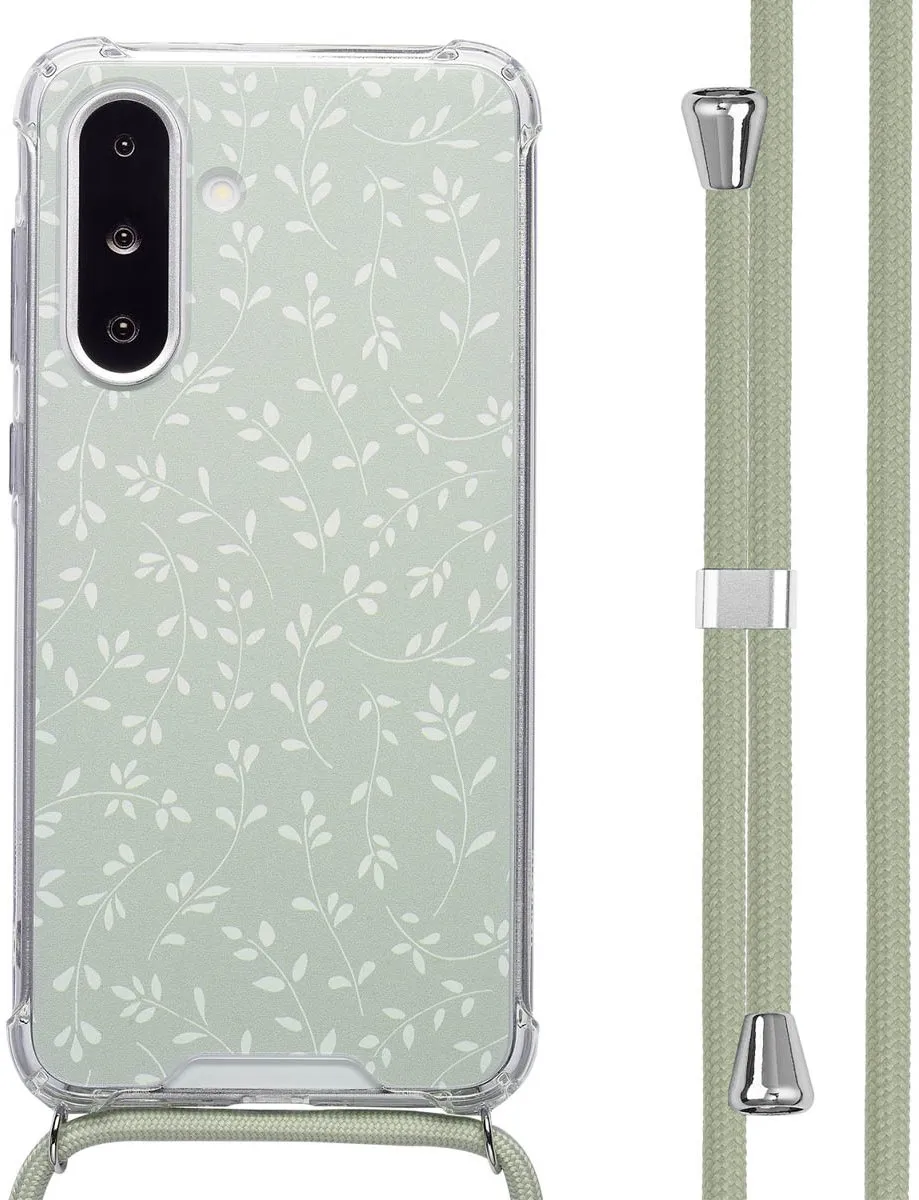 imoshion Hoesje Samsung Galaxy A36 Smoke Green Flowers