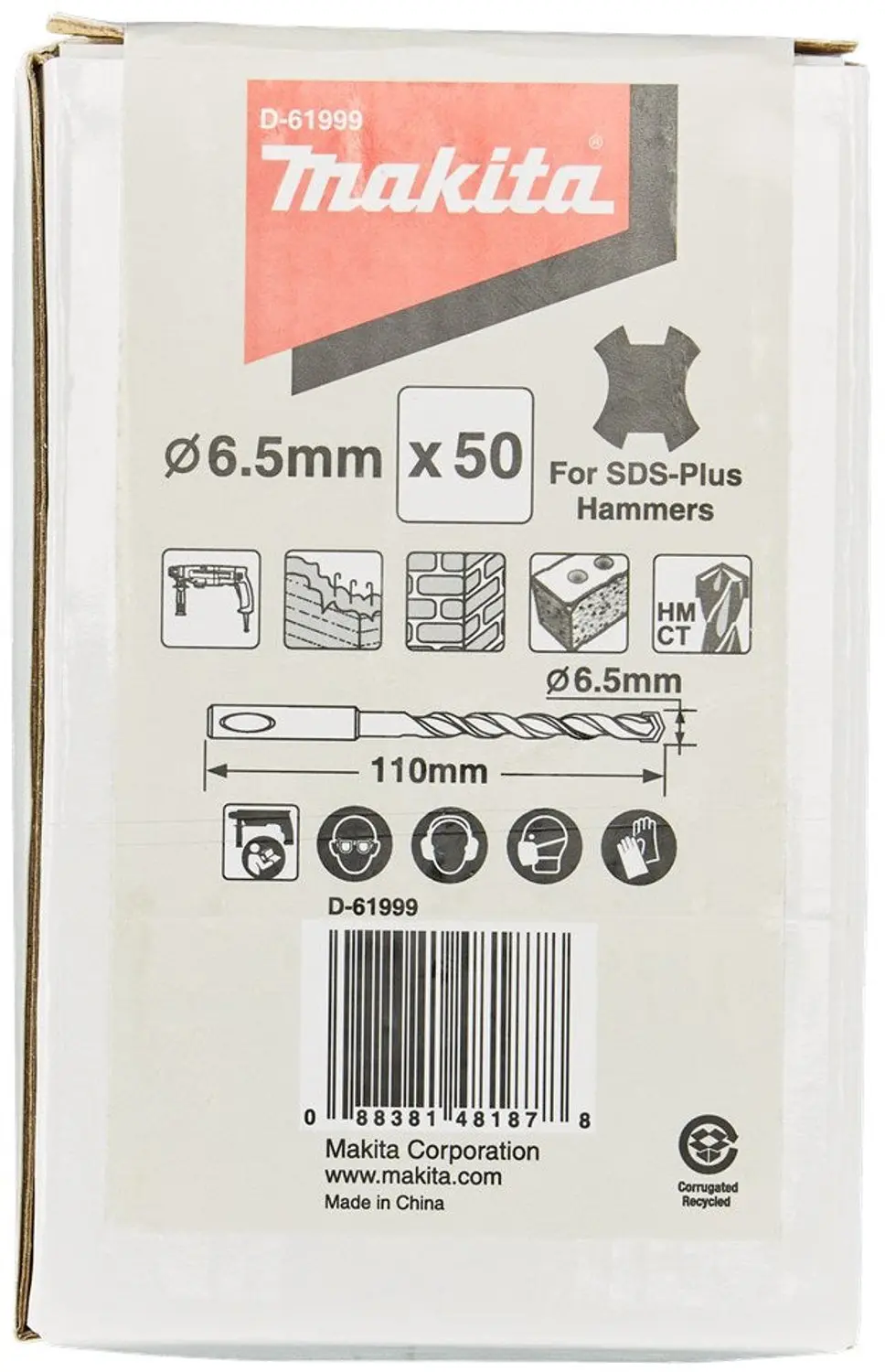 Makita 6,5 x 110 mm SDS-PLUS Betonboor