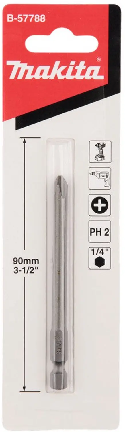 Makita PH2x90mm Schroefbit - B-57788 - afbeelding 3 van 3