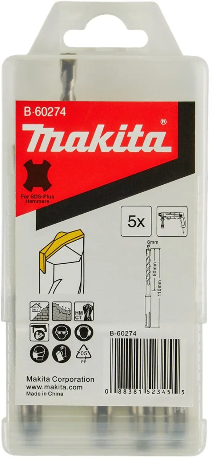 Makita B-60274 SDS-PLUS Betonboor 6x110mm