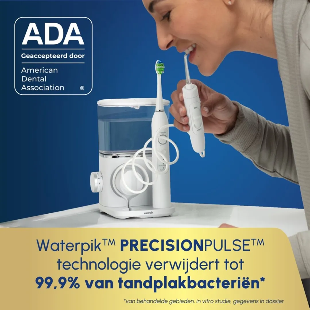 Waterpik Sensonic CC-04 Waterflosser & Tandenborstel - 3 Snelheden - Wit - afbeelding 6 van 6