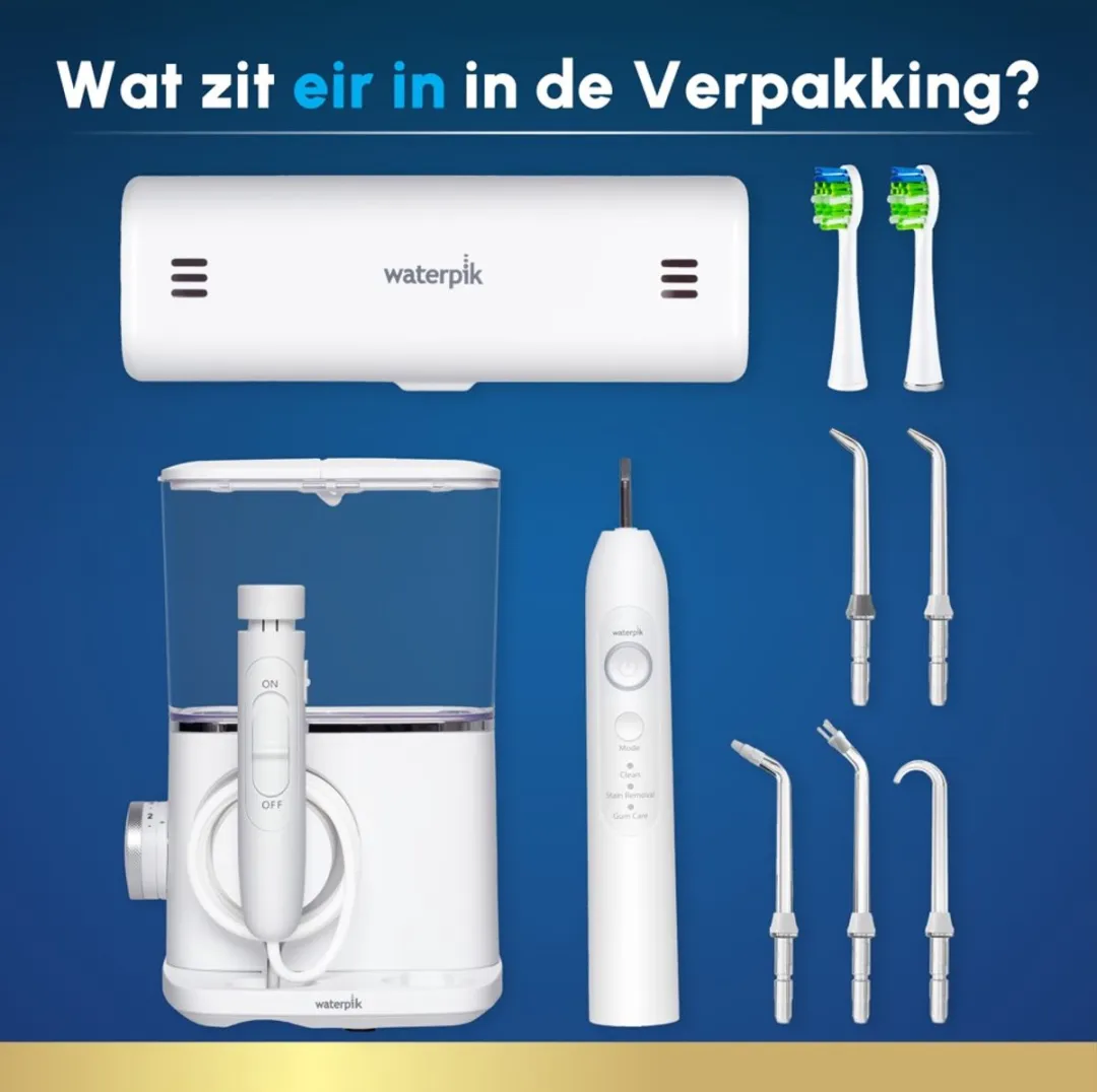 Waterpik Sensonic CC-04 Waterflosser & Tandenborstel - 3 Snelheden - Wit