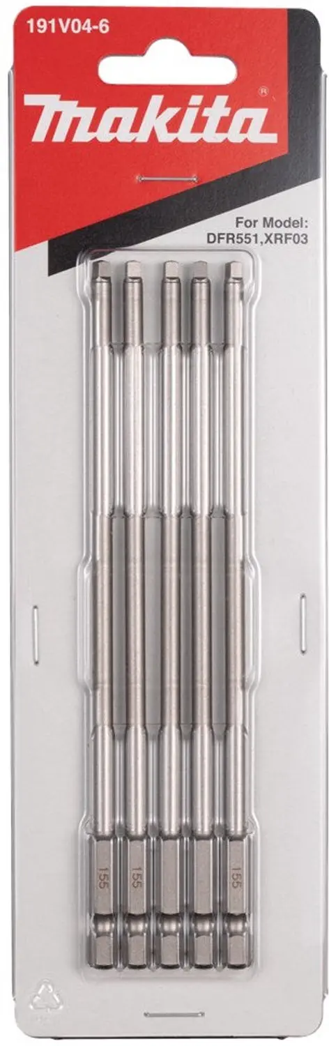Makita 191V04-6 Schroefbit SQ2 4,5x155mm