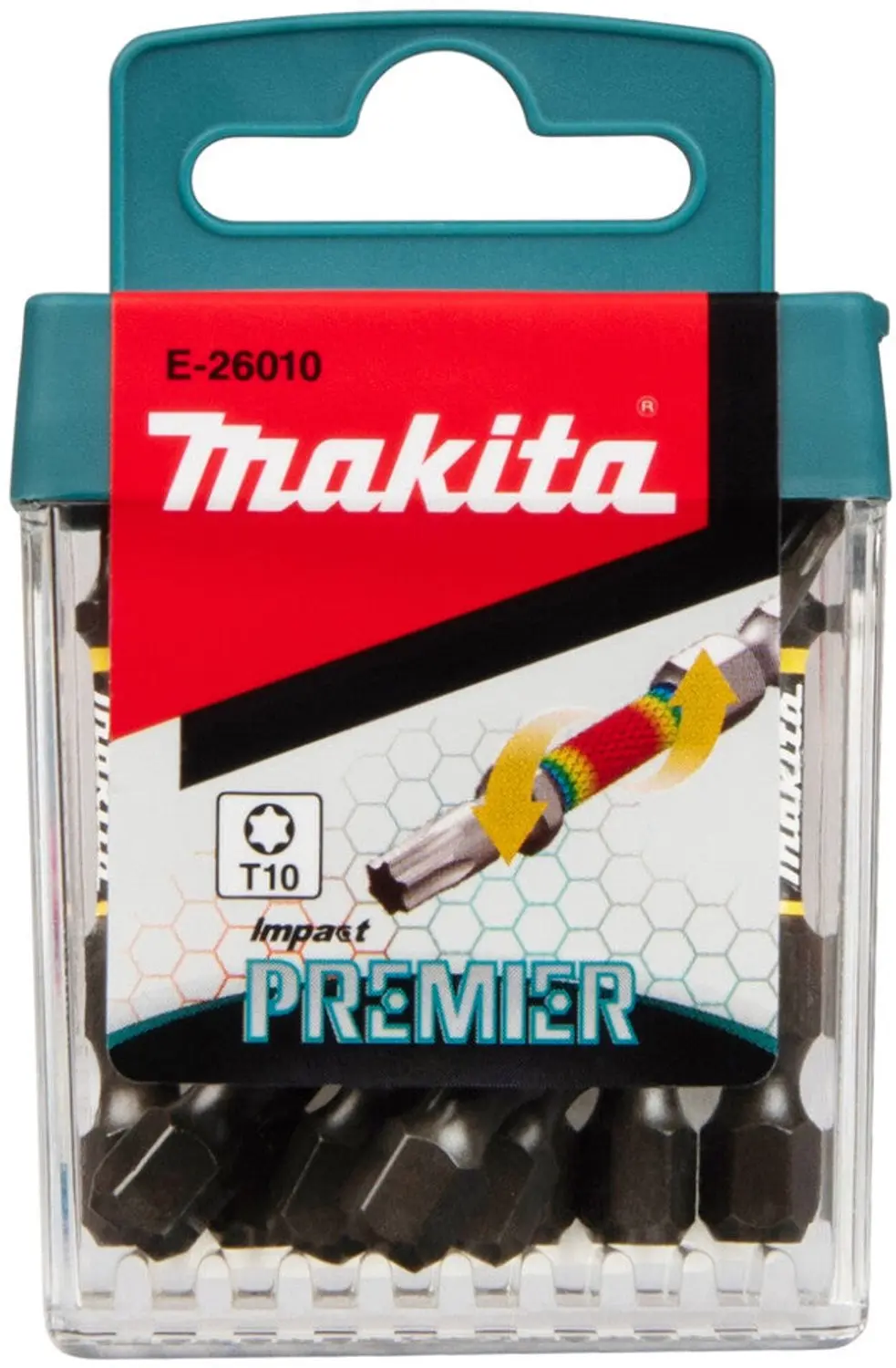 Makita E-26010 Slagschroefbit T10x50mm - 10 stuks - afbeelding 3 van 3
