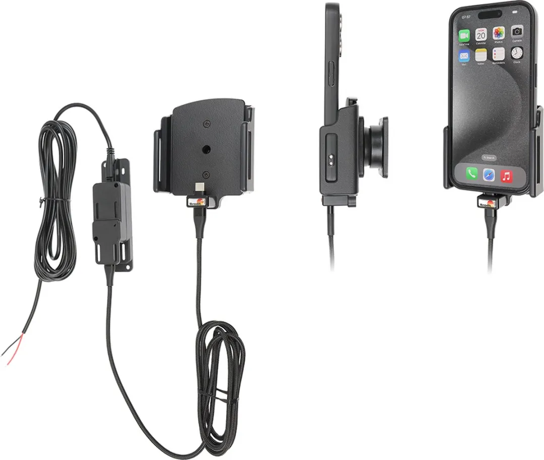 Brodit Houder iPhone 15/15 Pro 727376 - Zwart