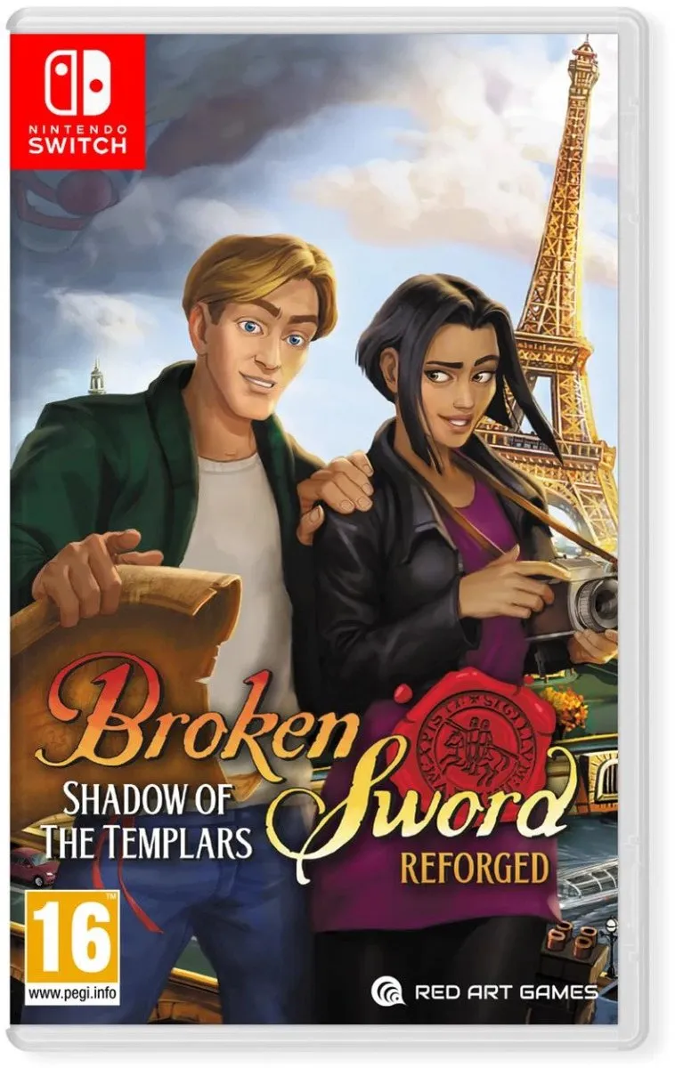 Red Art Games Broken Sword Shadow of the Templars Reforged Nintendo Switch