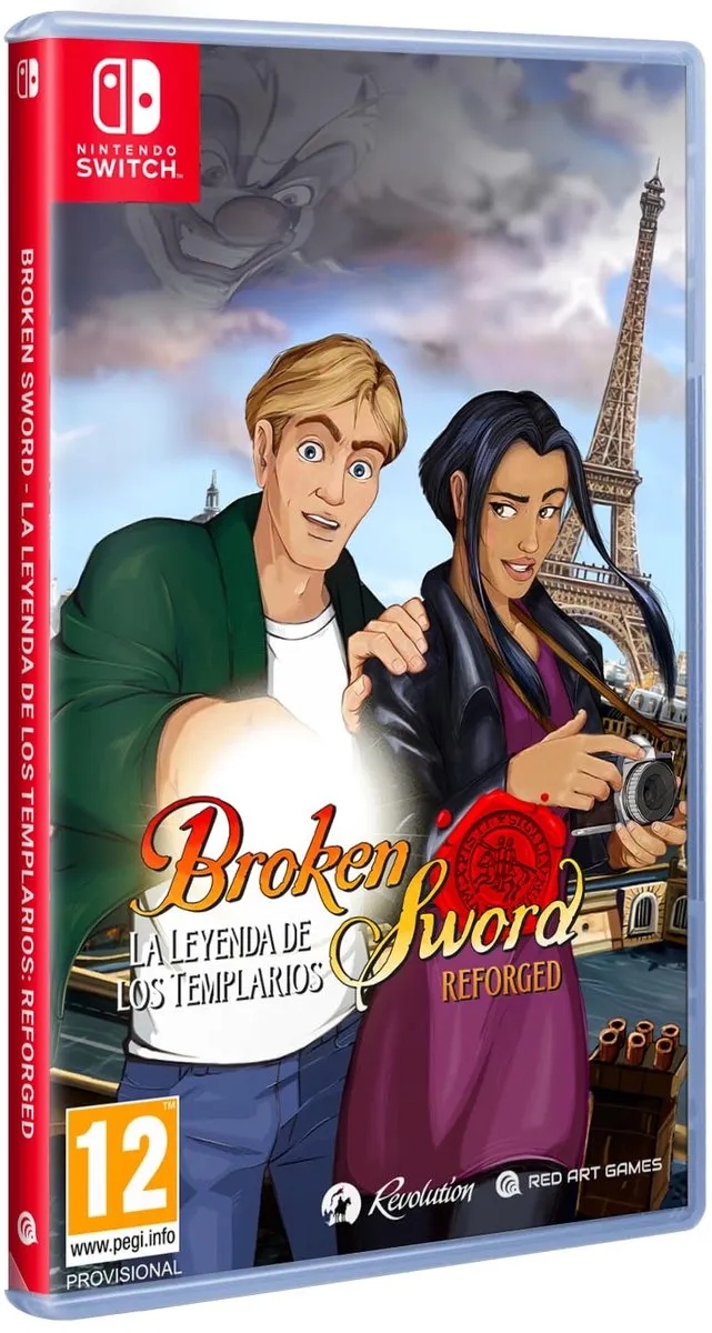 Red Art Games Broken Sword Shadow of the Templars Reforged Nintendo Switch