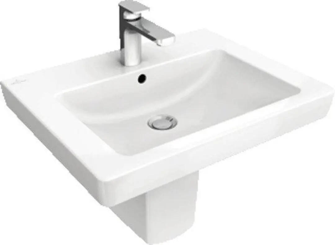 Villeroy & Boch Subway 2.0 Wastafel 55cm - Wit - afbeelding 2 van 6