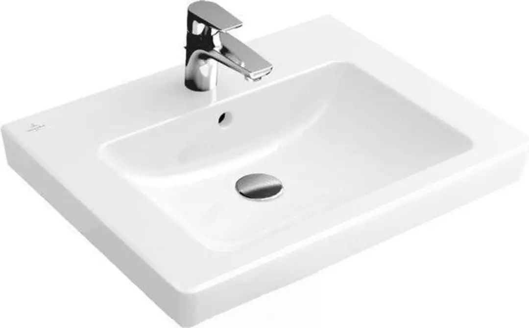 Villeroy & Boch Subway 2.0 Wastafel 55cm - Wit - afbeelding 3 van 6