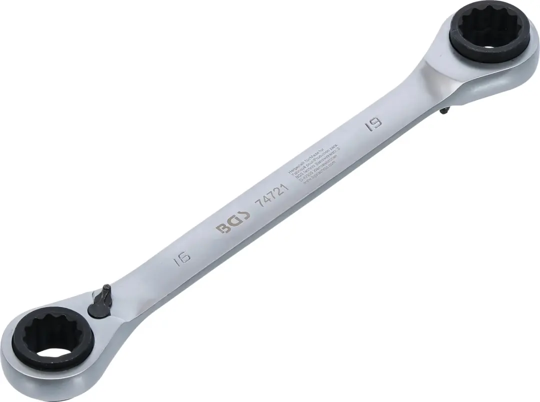 BGS Dubbele Ratelringsleutel 4-in-1
