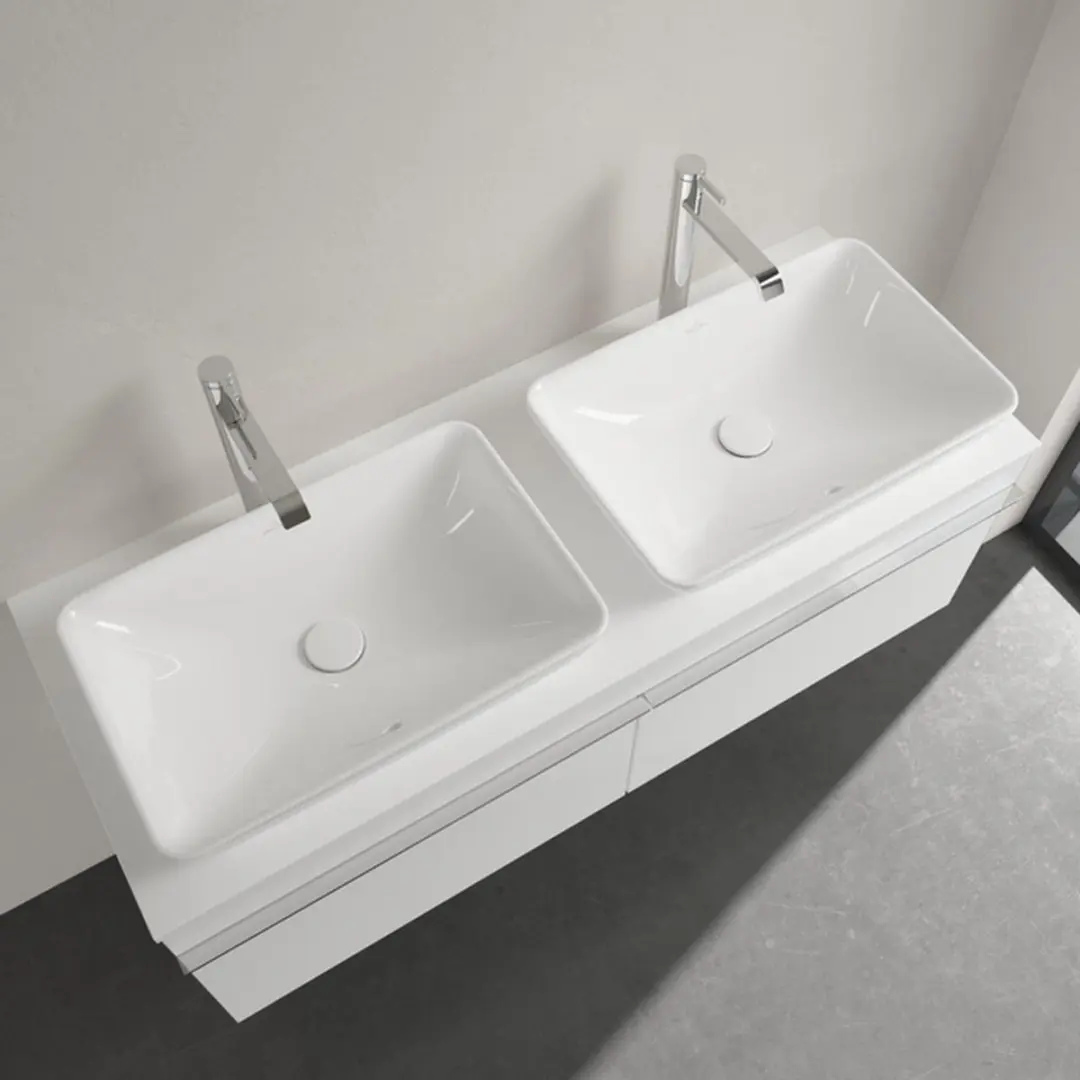 Villeroy & Boch Venticello Opzetwastafel 55x36cm - Wit - afbeelding 6 van 6