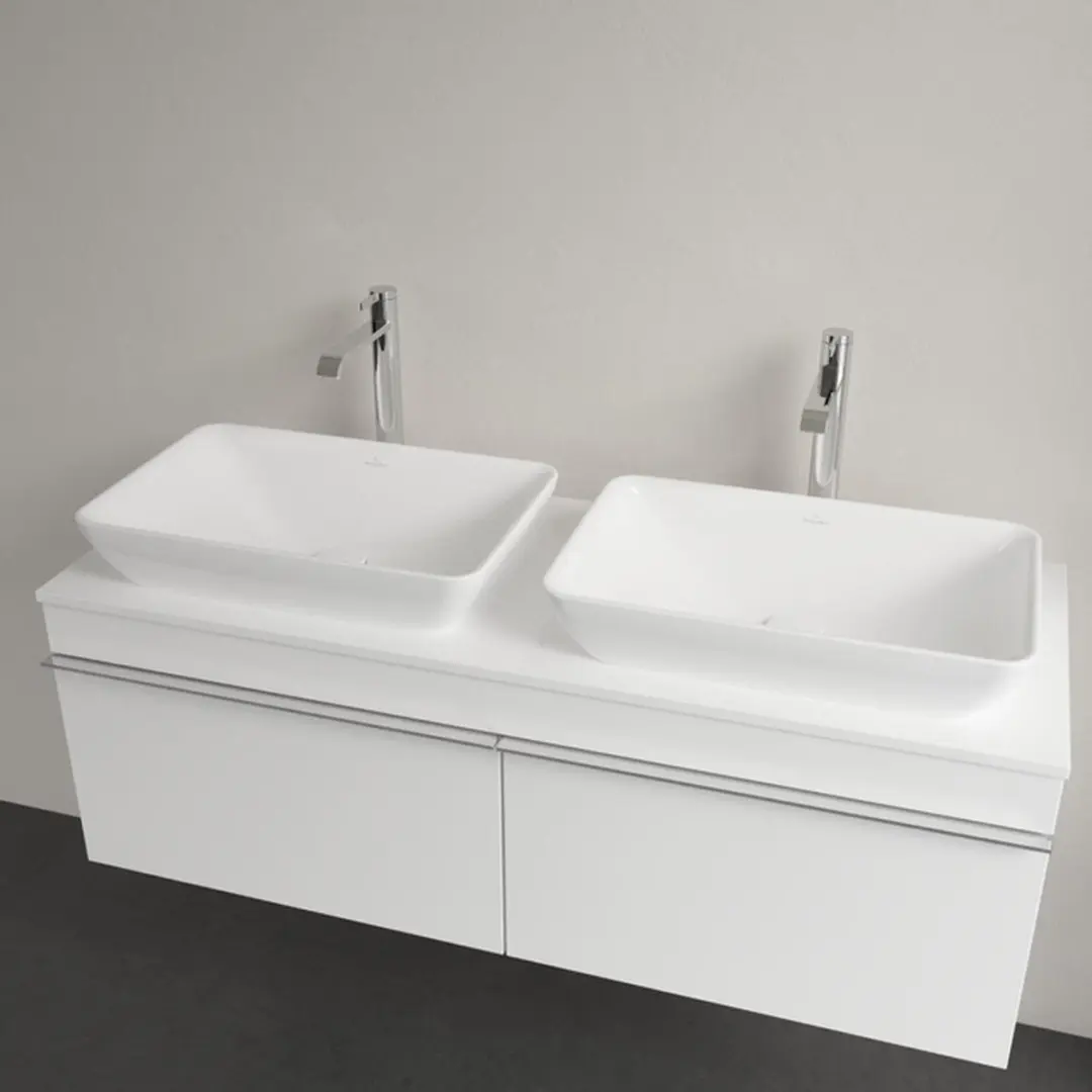 Villeroy & Boch Venticello Opzetwastafel 55x36cm - Wit - afbeelding 5 van 6