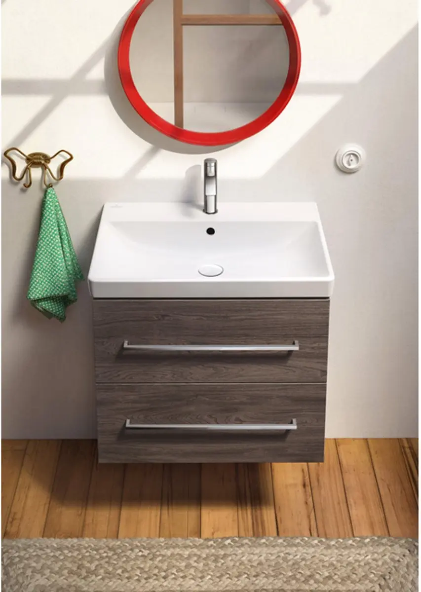 Villeroy & Boch Avento 41586501 Meubelwastafel - 65x47cm - afbeelding 3 van 6