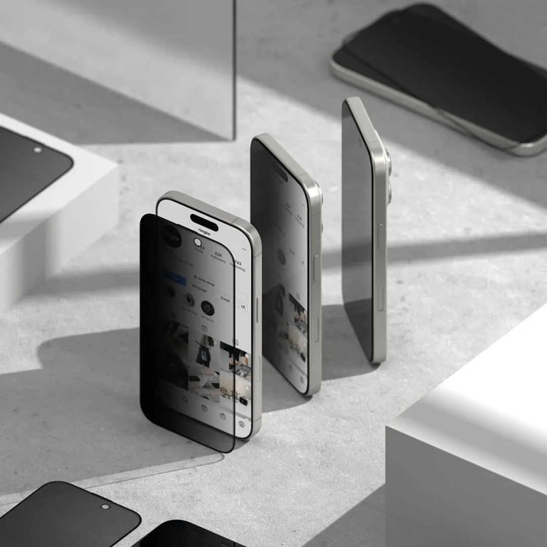 Ringke Easy Slide Privacyglas Samsung Galaxy S24/S25 - 2 Stuks - afbeelding 6 van 6