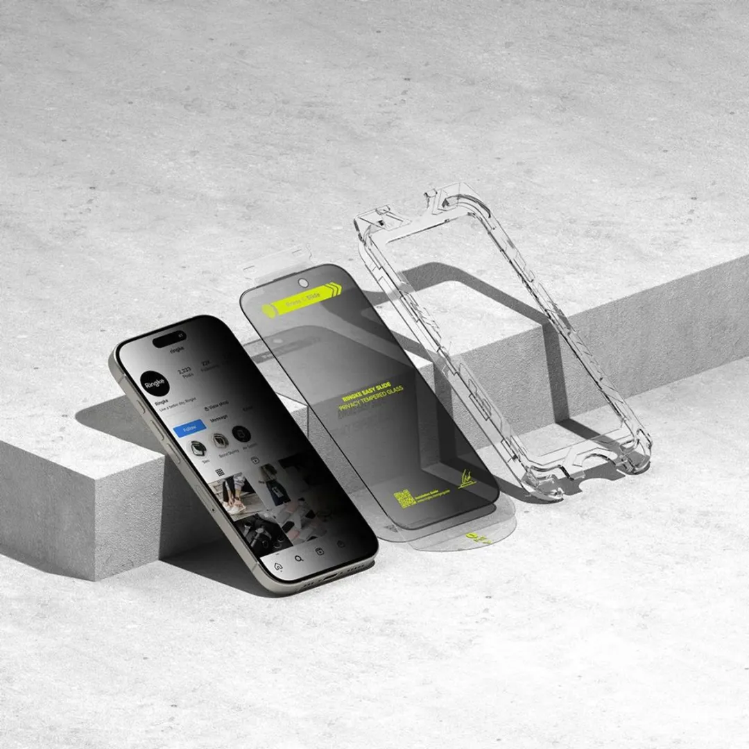 Ringke Easy Slide Privacyglas Samsung Galaxy S24/S25 - 2 Stuks