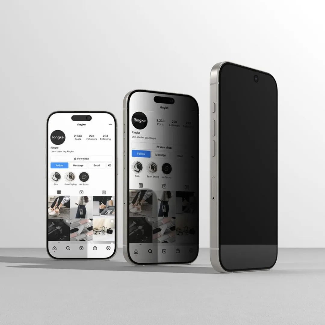 Ringke Easy Slide Privacyglas Samsung Galaxy S24/S25 - 2 Stuks