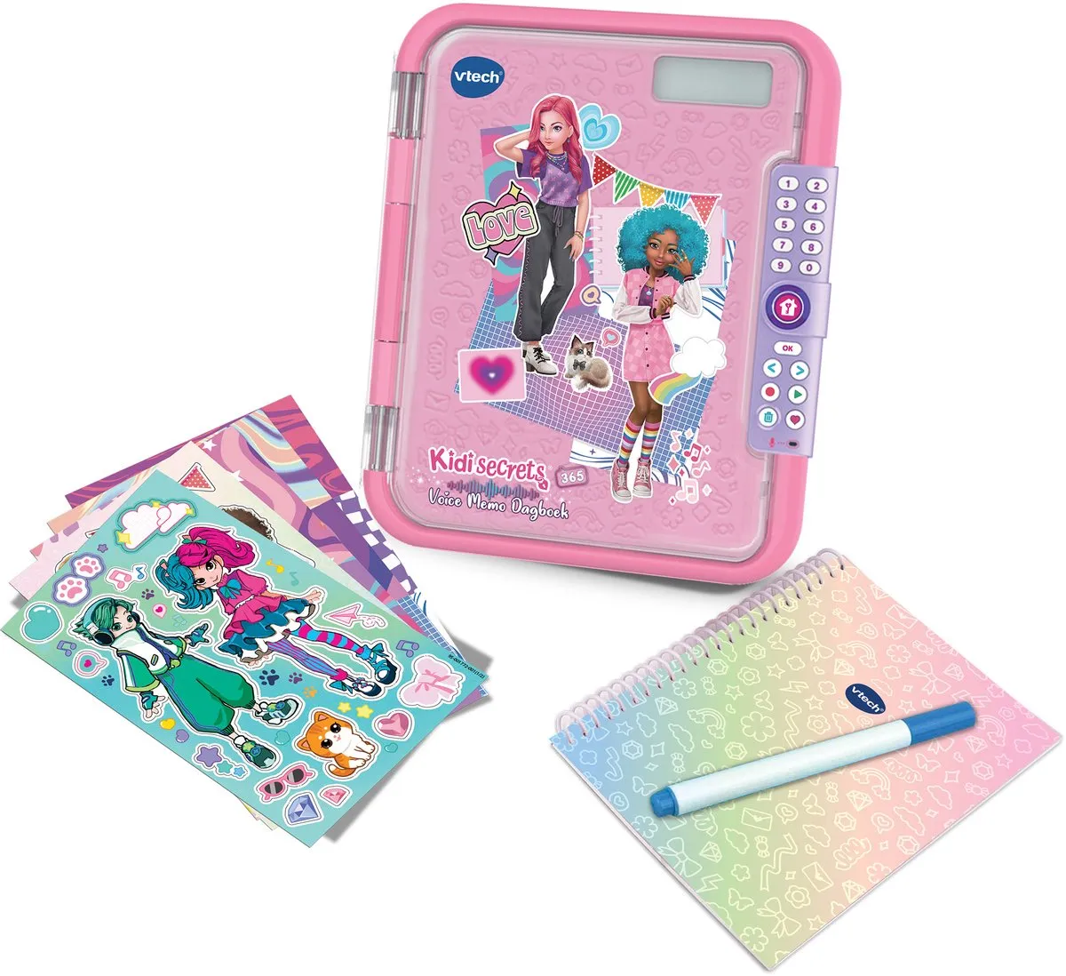 VTech KidiSecrets 365 Voice Memo Dagboek 80-581923 - Multicolor