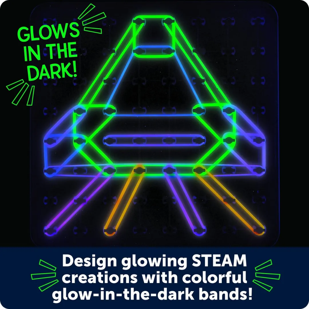 Learning Resources STEM Explorers GEO Glow Boards LER9466 - Lichtgevend Geobord Set