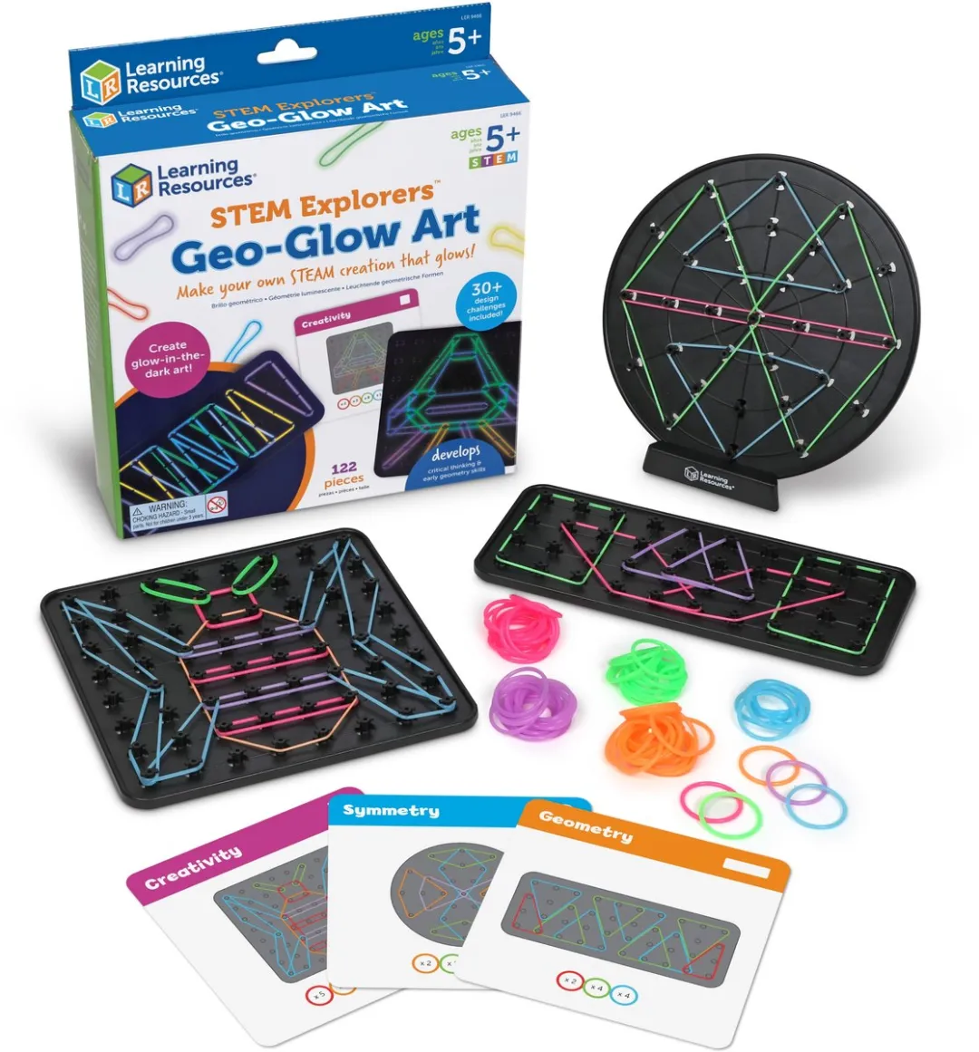 Learning Resources STEM Explorers GEO Glow Boards LER9466