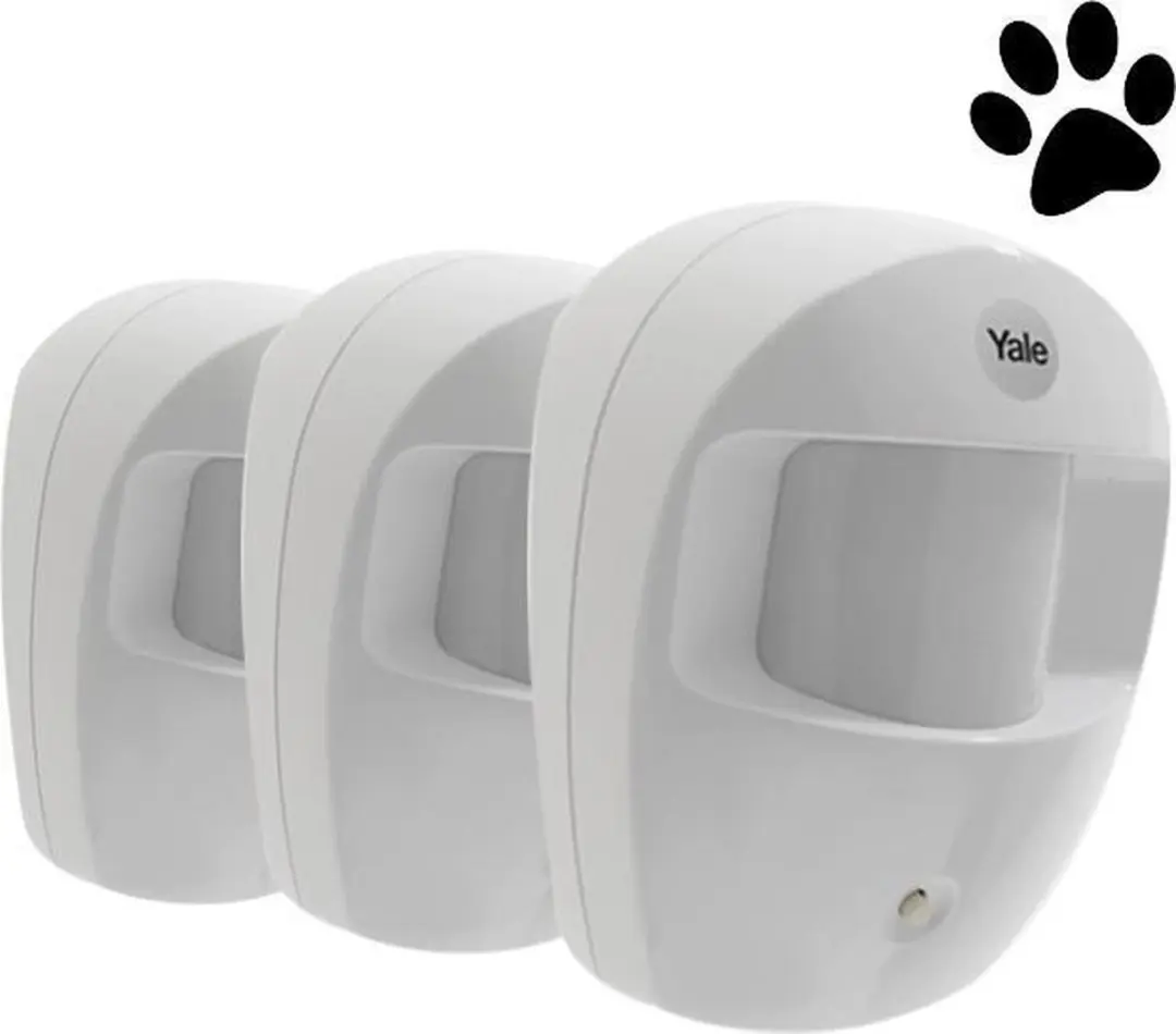 Yale set van 3 bewegingssensoren huisdiervriendelijk tot 27kg SR-PETPIR