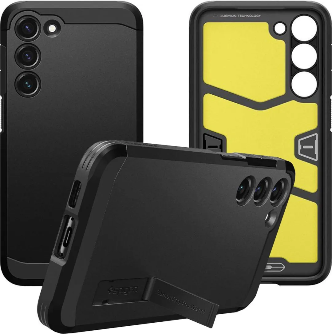 Spigen Tough Armor ACS07530 Hoesje - Samsung Galaxy A55 - Zwart