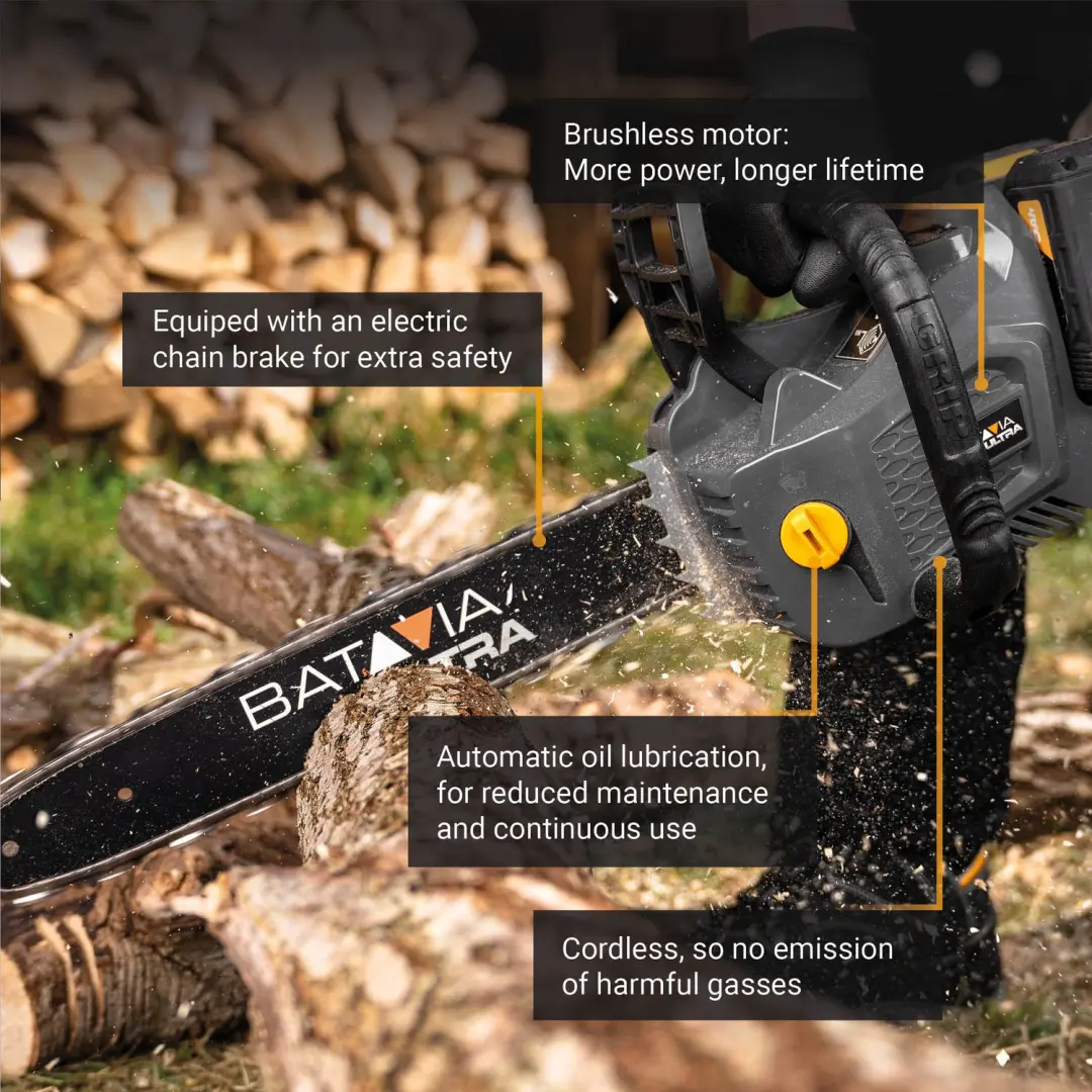 Batavia 36V Brushless Accu Kettingzaag 18" - afbeelding 3 van 5