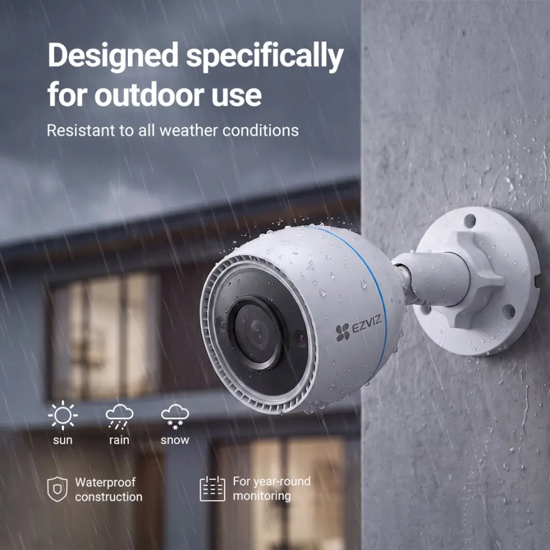 EZVIZ H3c Buitencamera - Full HD 1080p - Wit - afbeelding 4 van 6