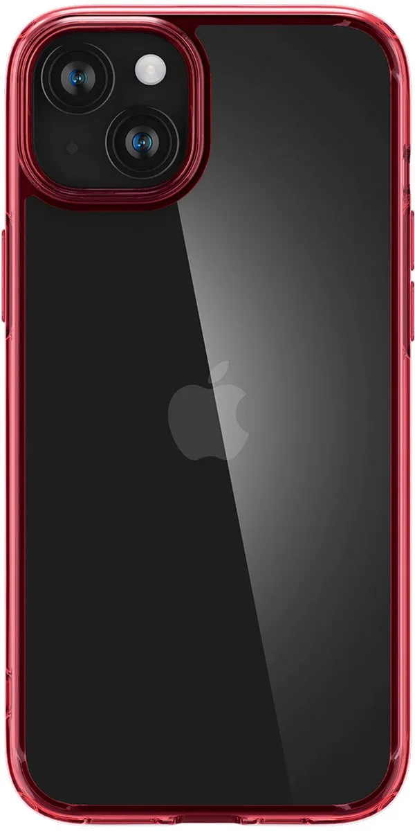 Spigen Ultra Hybrid Hoesje iPhone 15 Plus - Rood